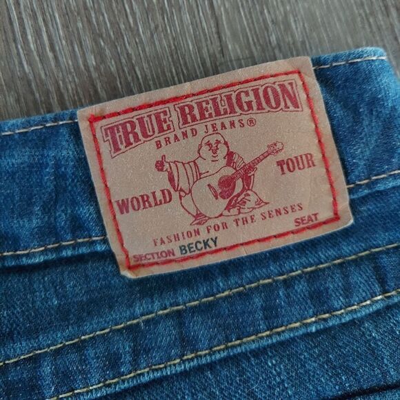 True Religion | Swarovski Crystal Becky Bootcut Jeans 31 - Picture 8 of 12